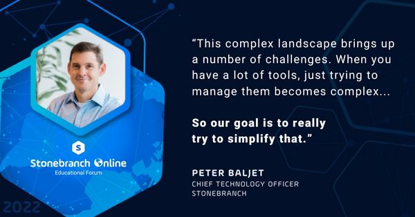 Stonebranch Online 2022 - Peter Baljet Quote