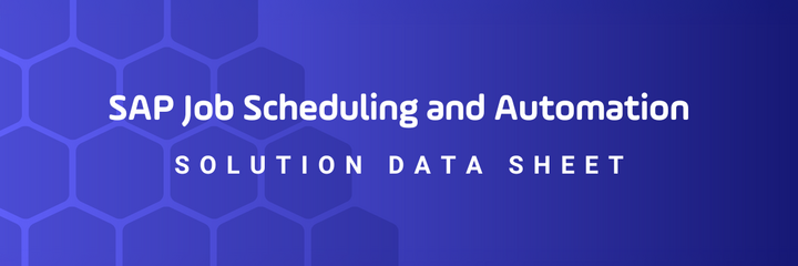 Data sheet- SAP Job Scheduling Automation