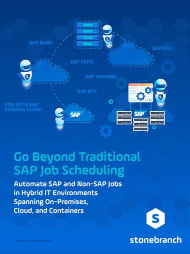 Download the Whitepaper Now | Automate SAP and non-SAP jobs in hybrid IT environments spanning on-premises, cloud, and containers.