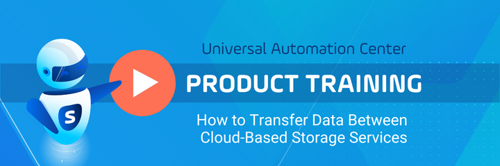 How to transfer data between cloud-based storage services