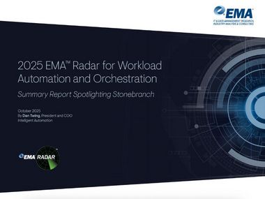 2025 EMA Radar for Workload & Automation cover