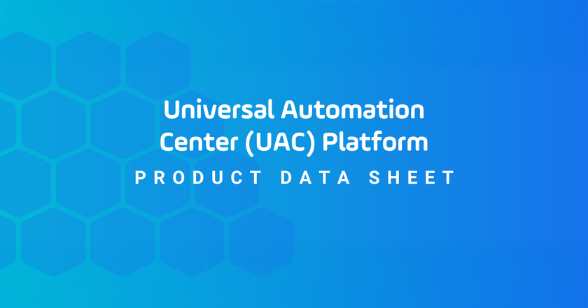 Universal Automation Center Platform Data Sheet