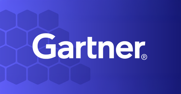 Gartner Logo on blue background 