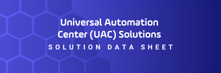 Universal Automation Center Solutions Data Sheet
