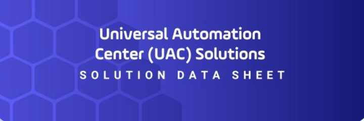 Header for Solution Data Sheet UAC Platform