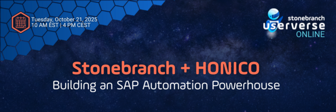 Stonebranch + Honico building an SAP automation powerhouse