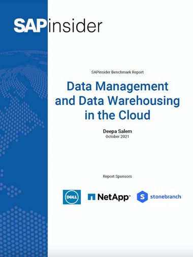 SAPinsider Benchmark Report: Data Management and Data Warehousing in the Cloud download now