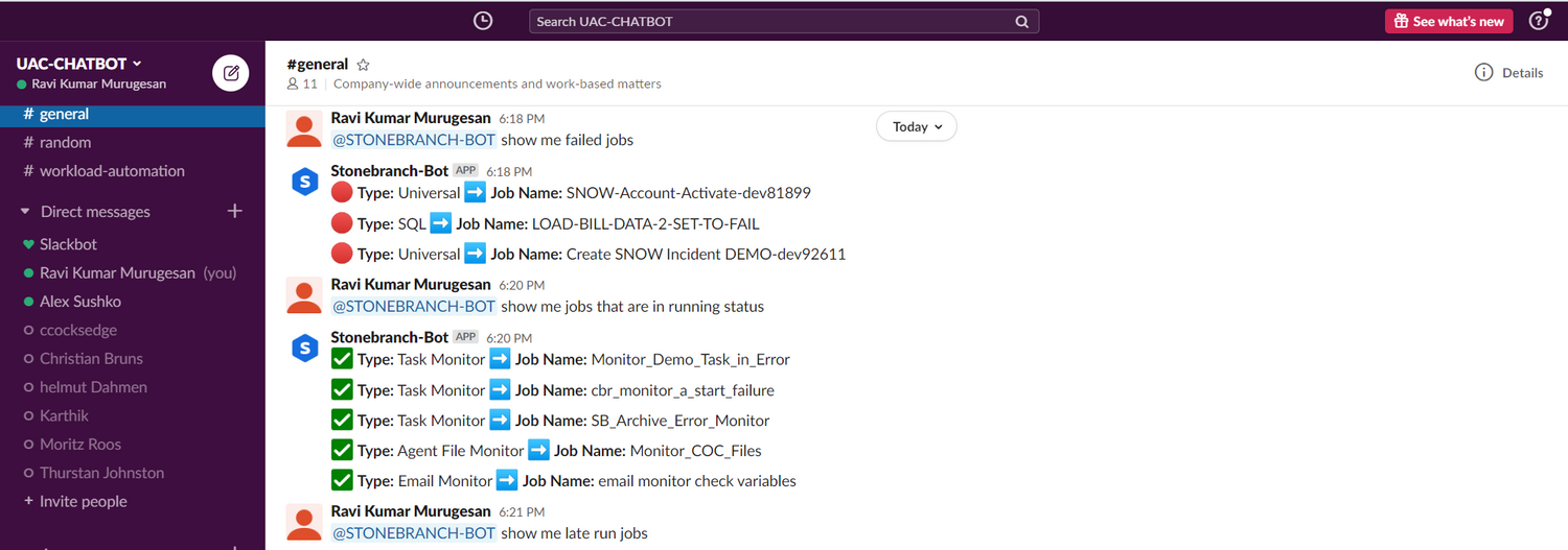 Slack Self-Service IT Automation Slack and Stonebranch Self-Service IT Automation with Slack and Stonebranch