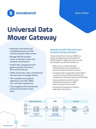 Image:Universal data Mover Getaway- download data sheet now