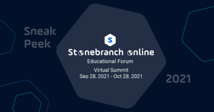 Stonebranch Online 2021 - Sept 28 through Oct 28