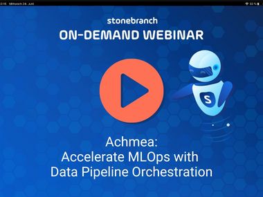Achmea: Accelerate MLOps with Data Pipeline Orchestration Watch now: Achmea: Accelerate MLOps with Data Pipeline Orchestration