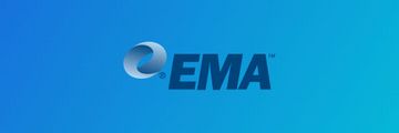 Enterprise Management Associates (EMA) logo on blue background