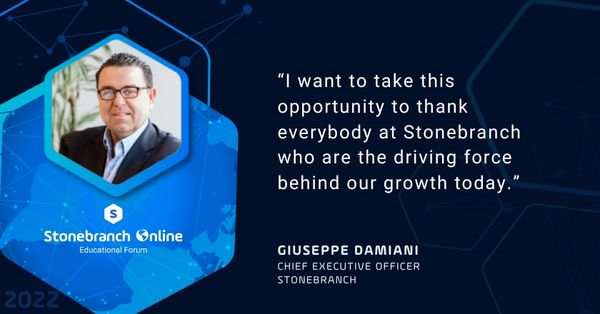 Stonebranch Online 2022 - Giuseppe Damiani, CEO, Quote