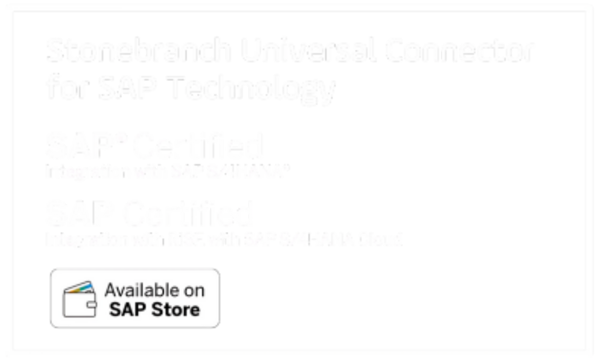 Universal Connector for SAP Technology is Certified by SAP