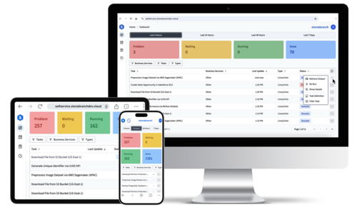 Universal Portal User Experience Self-service automation from anywhere on any device.