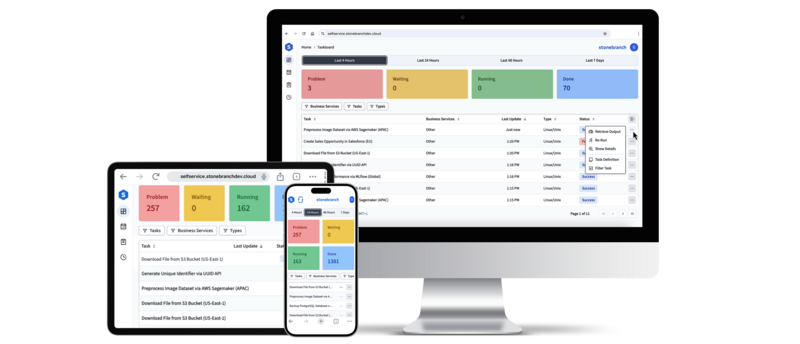 Universal Portal User Experience Self-service automation from anywhere on any device.
