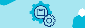 job scheduling software gear blue background job scheduling software gear blue background