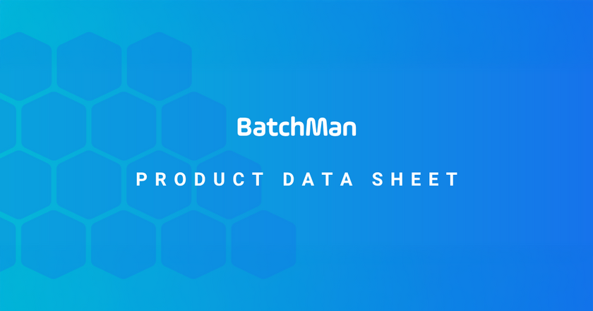 BatchMan Data Sheet