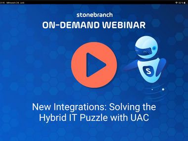 Watch the webinar now! Demonstration | New Integrations: Solving the Hybrid IT Puzzle with UAC