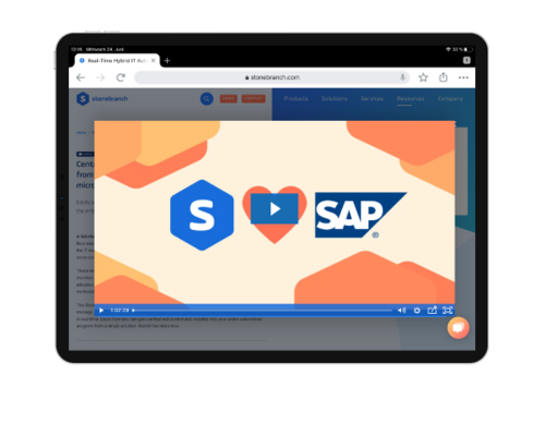 SAP Job Scheduling: Webinar Header Image Real-time Automation of SAP Jobs How to automate SAP Jobs in Real-Time Header Webinar
