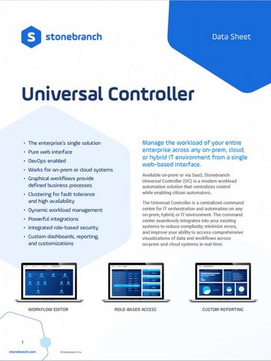 Data sheet:Universal Controller- download now