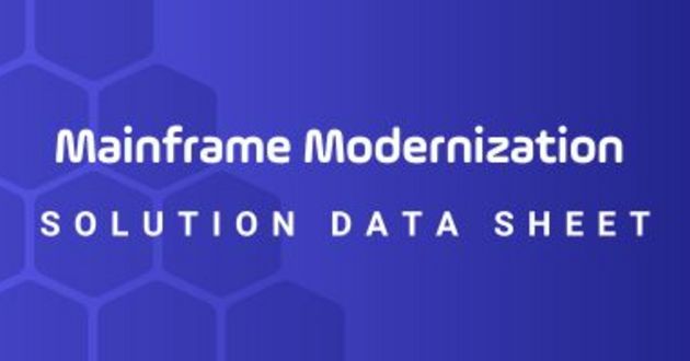 Automation for Mainframe Modernization Solution Data Sheet