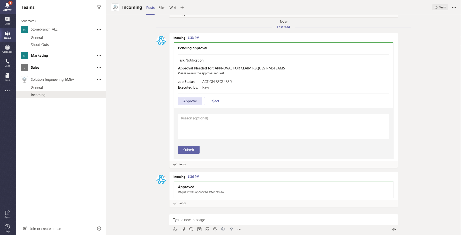 Microsoft Teams Integration Stonebranch Microsoft Teams Integration Stonebranch