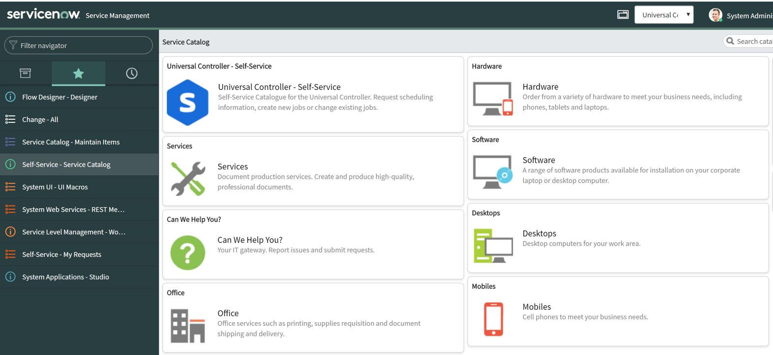 ServiceNow GUI Stonebranch Integration ServiceNow GUI Stonebranch Integration