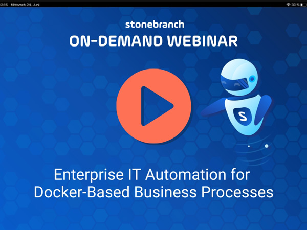 Watch now! Enterprise IT Automation for Docker-Based Business Processes