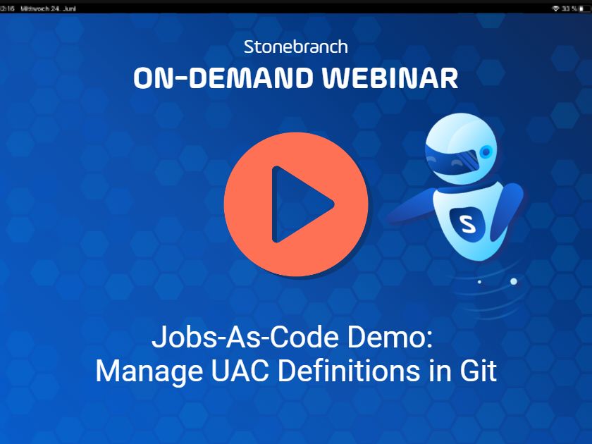 Jobs-As-Code Demonstration: Managing UAC Definitions in an External Git Repository