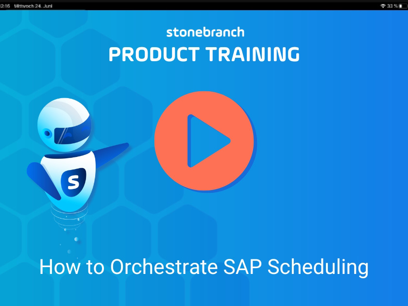Watch now to learn how to orchestrate SAP scheduling