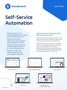Self-Service Data Sheet Thumbnail