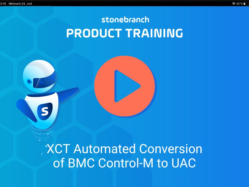Product Training: Watch the demo: XCT Automated Conversion of BMC Control-M to UAC