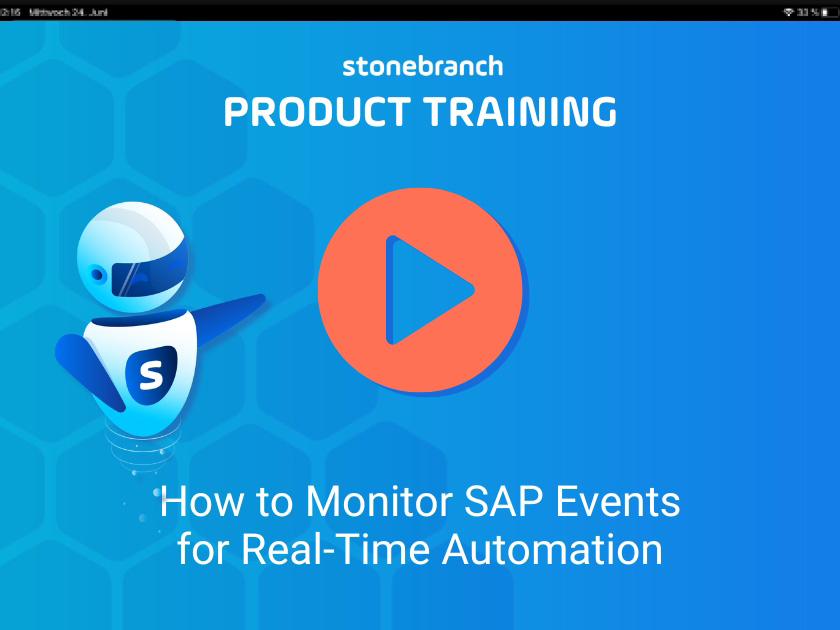 Product Training: How to Monitor SAP Events for Real-Time Automation