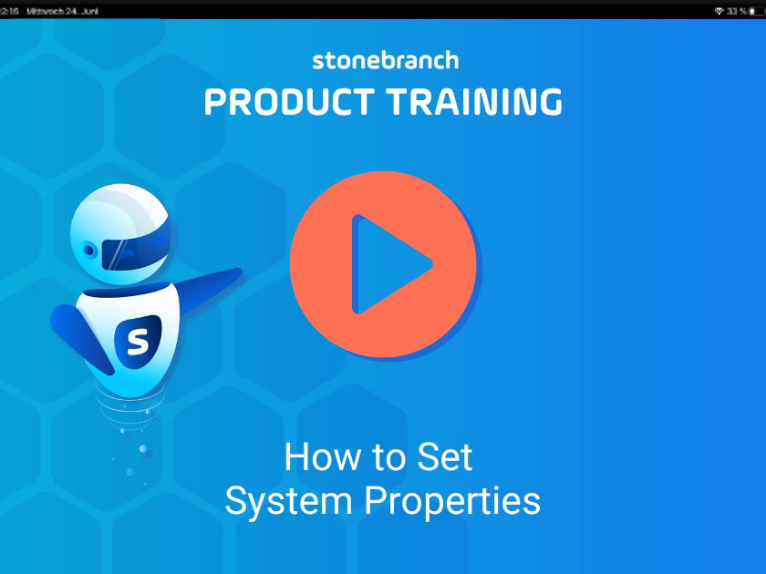 Product Training: How to Set System Properties - Header