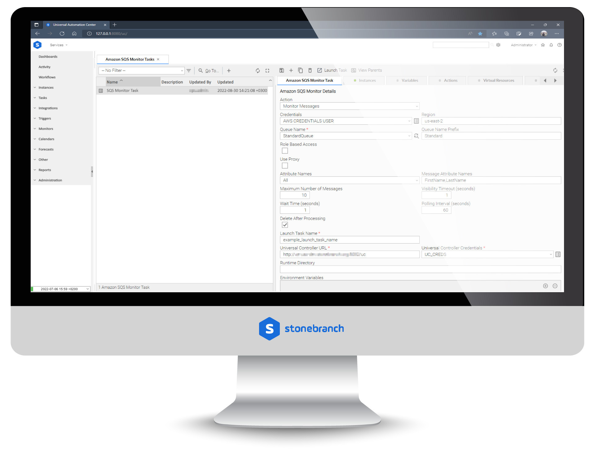 Amazon SQS: Monitor