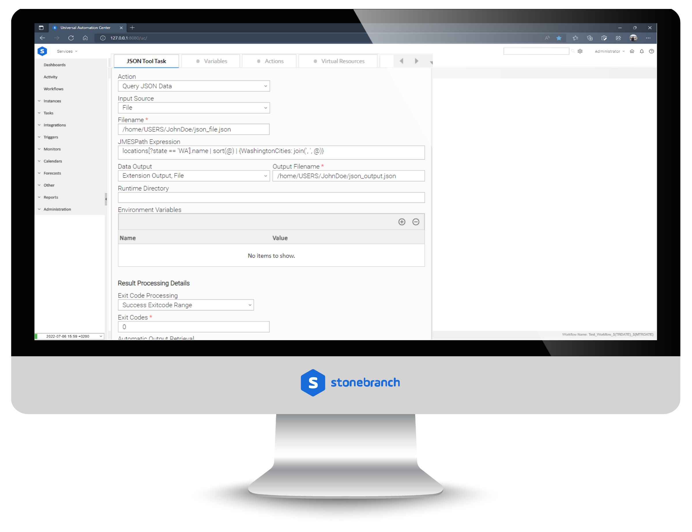 UAC Utility: JSON Tool