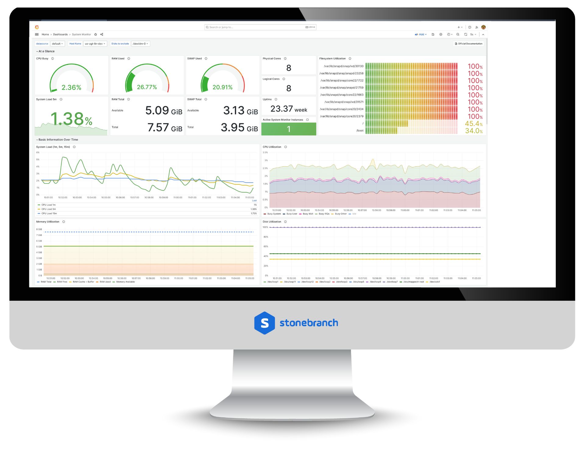 UAC Utility:  System Monitor