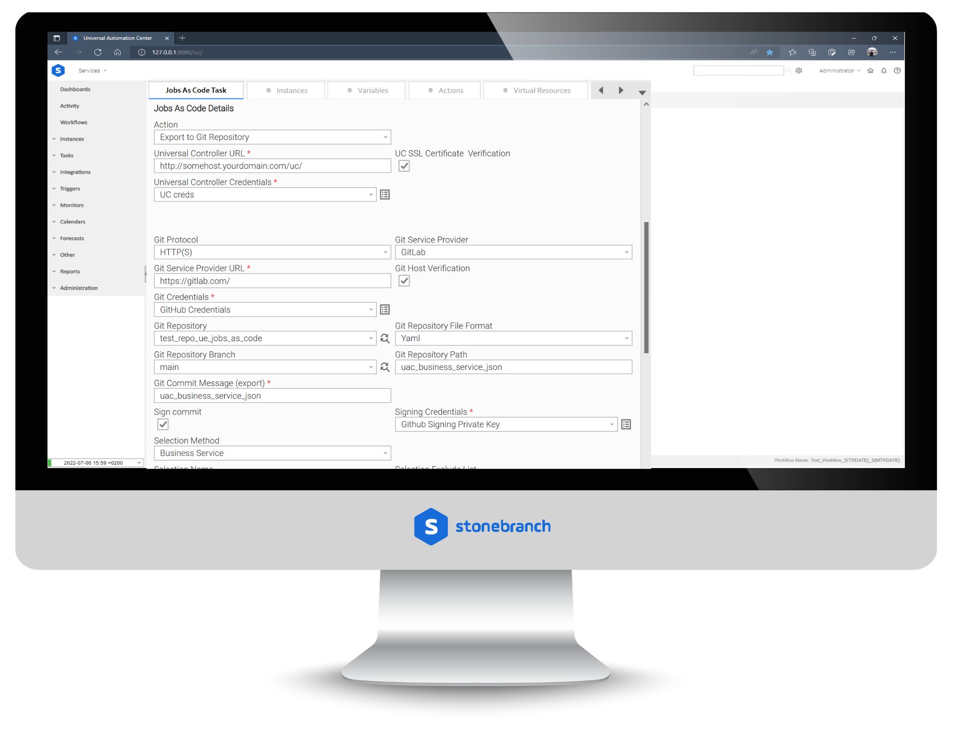 UAC Utility: Jobs-as-Code (JaC)