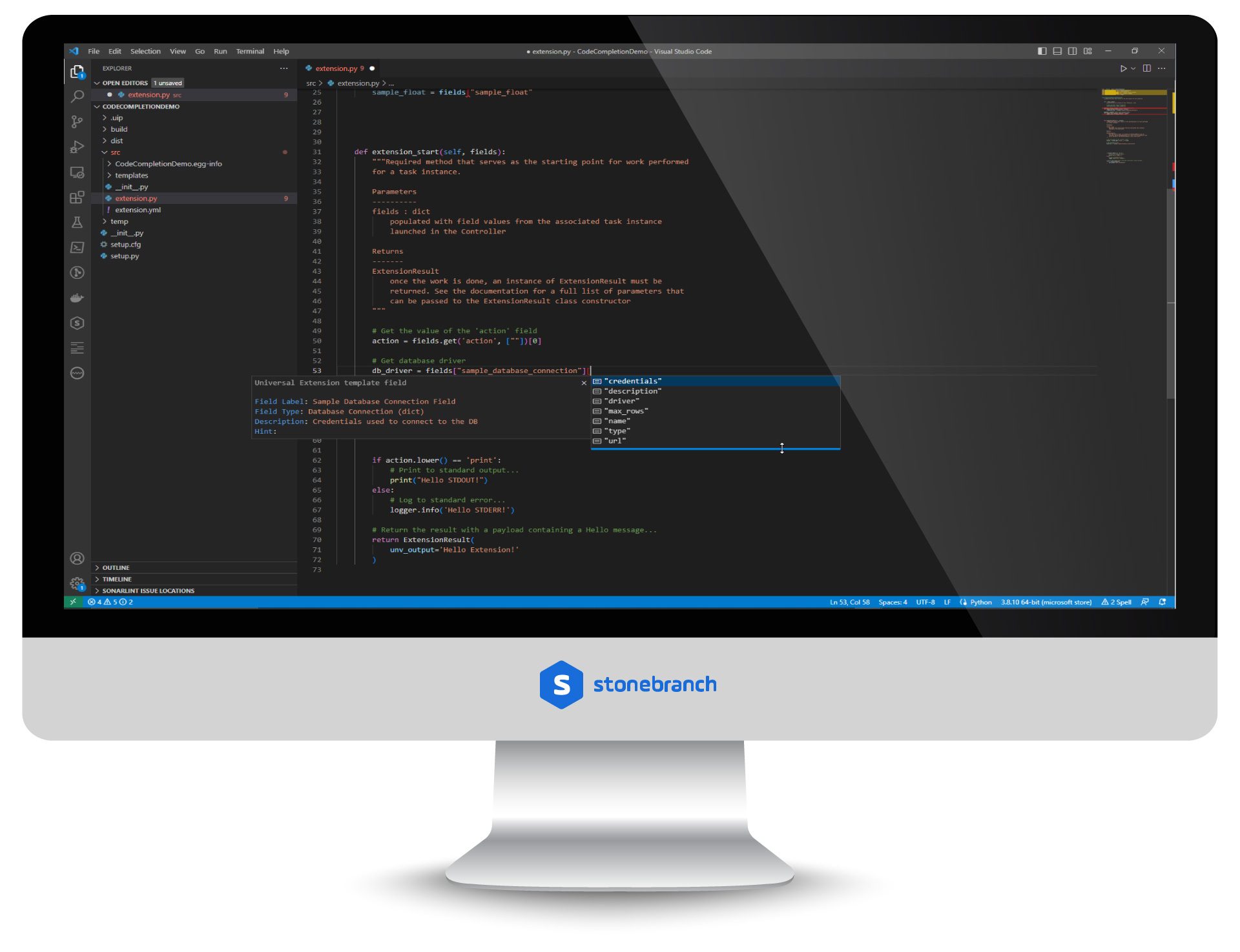 Microsoft Visual Studio: Code Extension