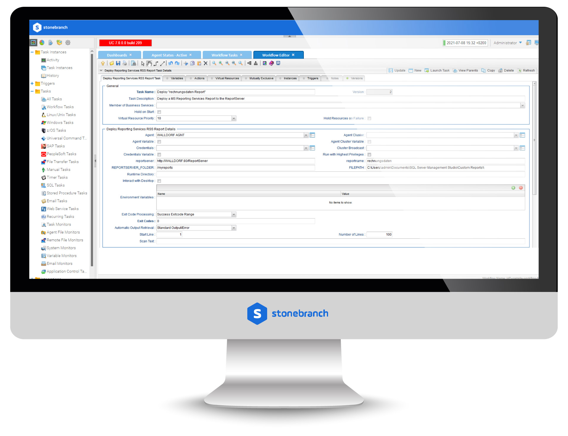 Microsoft SQL: Schedule SSRS