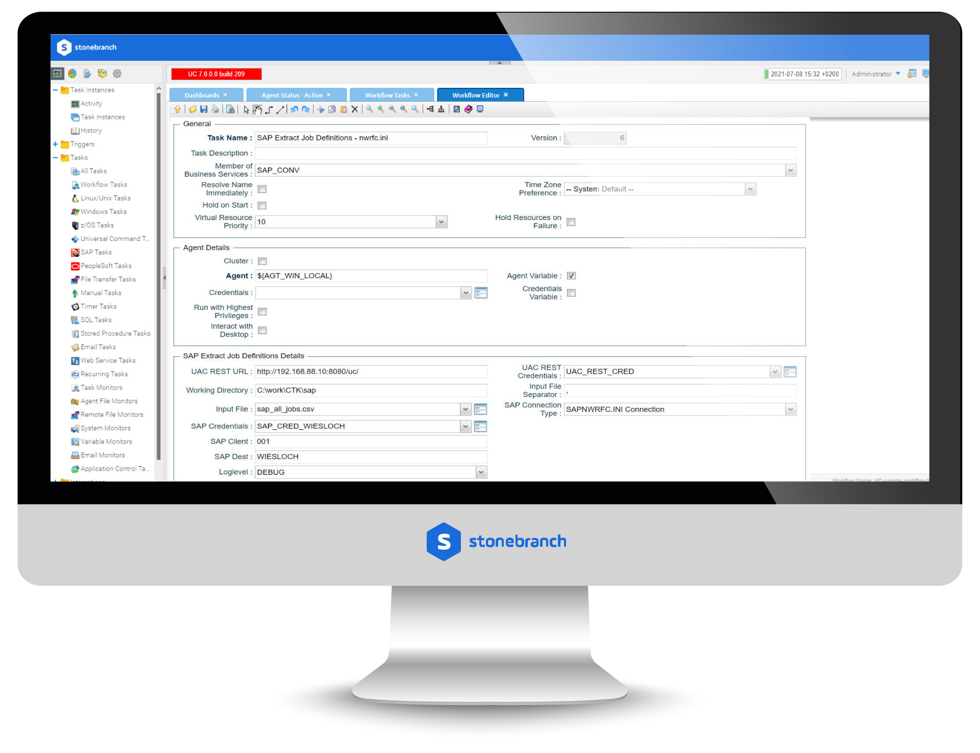 SAP: Extract Job Definitions