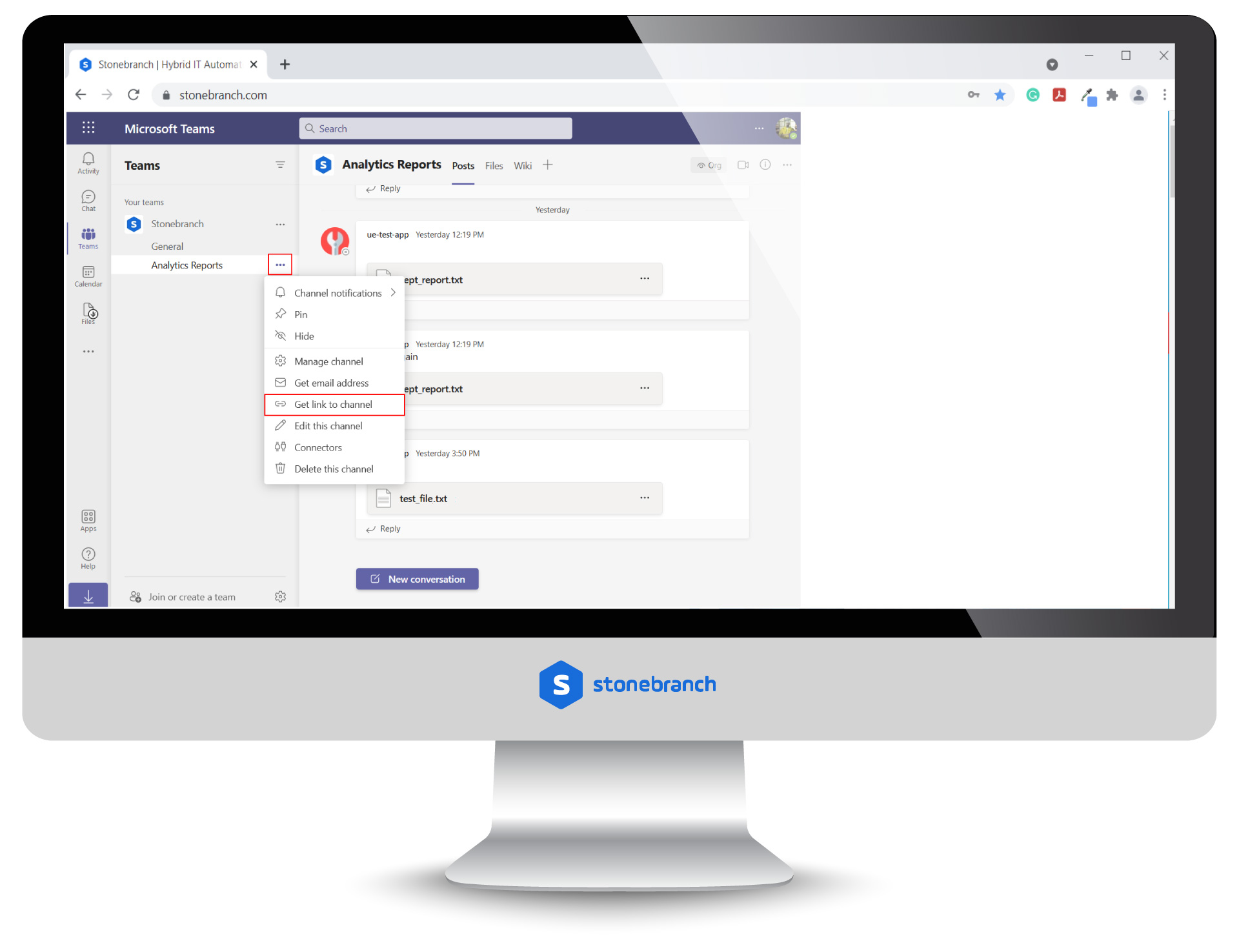 Microsoft Teams: Monitor Channel